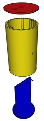 CanSat Exploded View